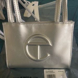 Brand new small Telfar shopper sliver